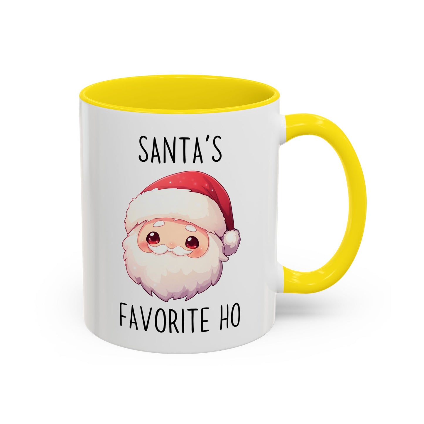 Santa’s Favorite Ho Ho Ho Funny Christmas Mug | Cute Santa Holiday Cup | Custom Made Gift for Her or Him
