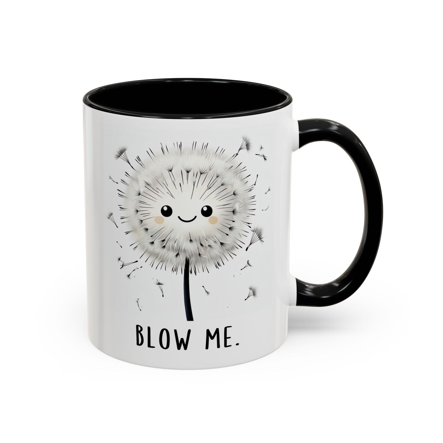 Blow Me Dandelion Mug – Funny Cute Coffee Cup | Playful Pun Mug | Custom Made Gift for Friends