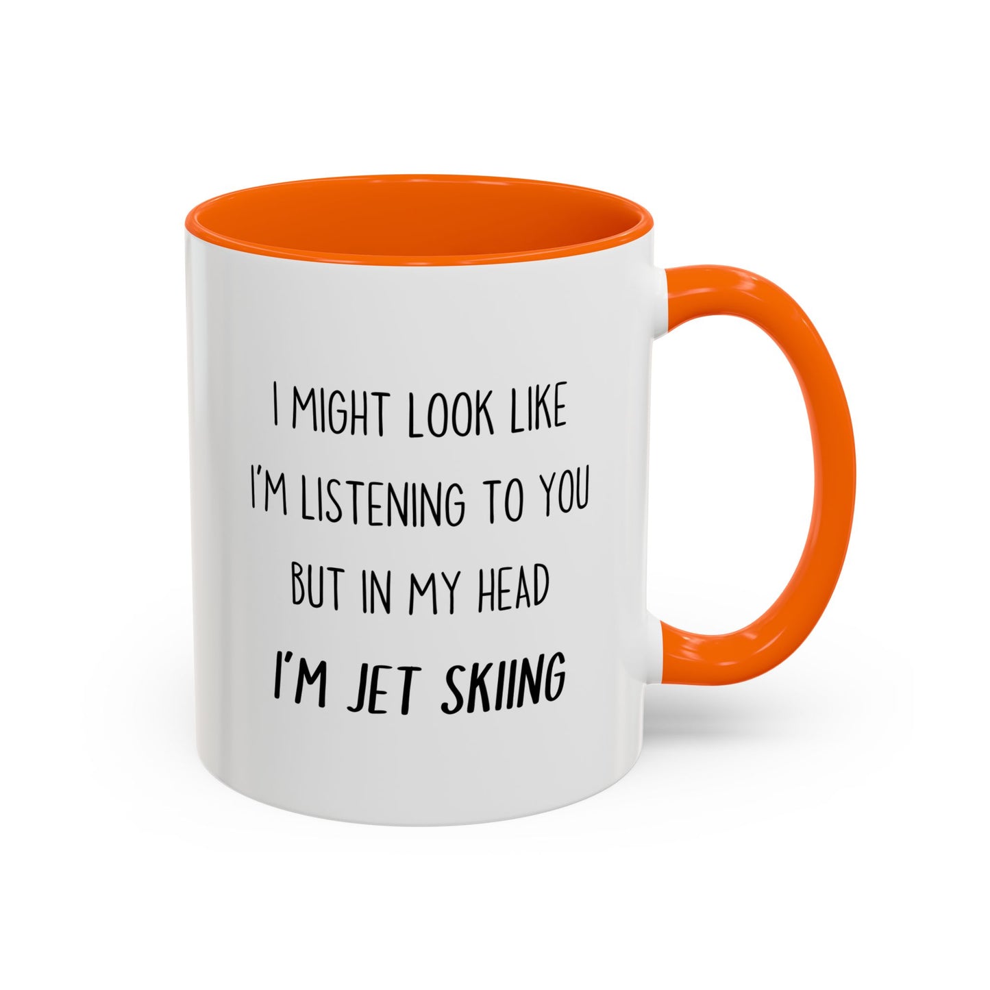 I Might Look Like I’m Listening to You But in My Head I’m Jet Skiing Mug – Funny Jet Ski Lover Gift | Custom Made Coffee Cup