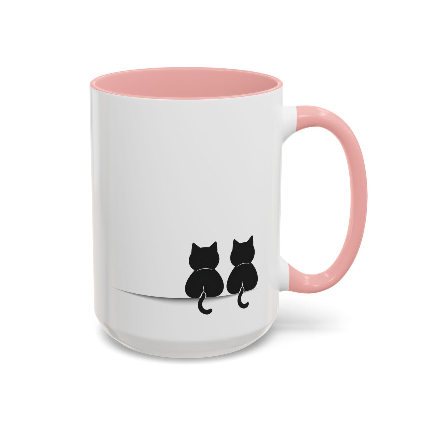 Two Black Cats Mug | Minimalist Cat Lover Gift | Custom Made Coffee Cup for Pet Owners