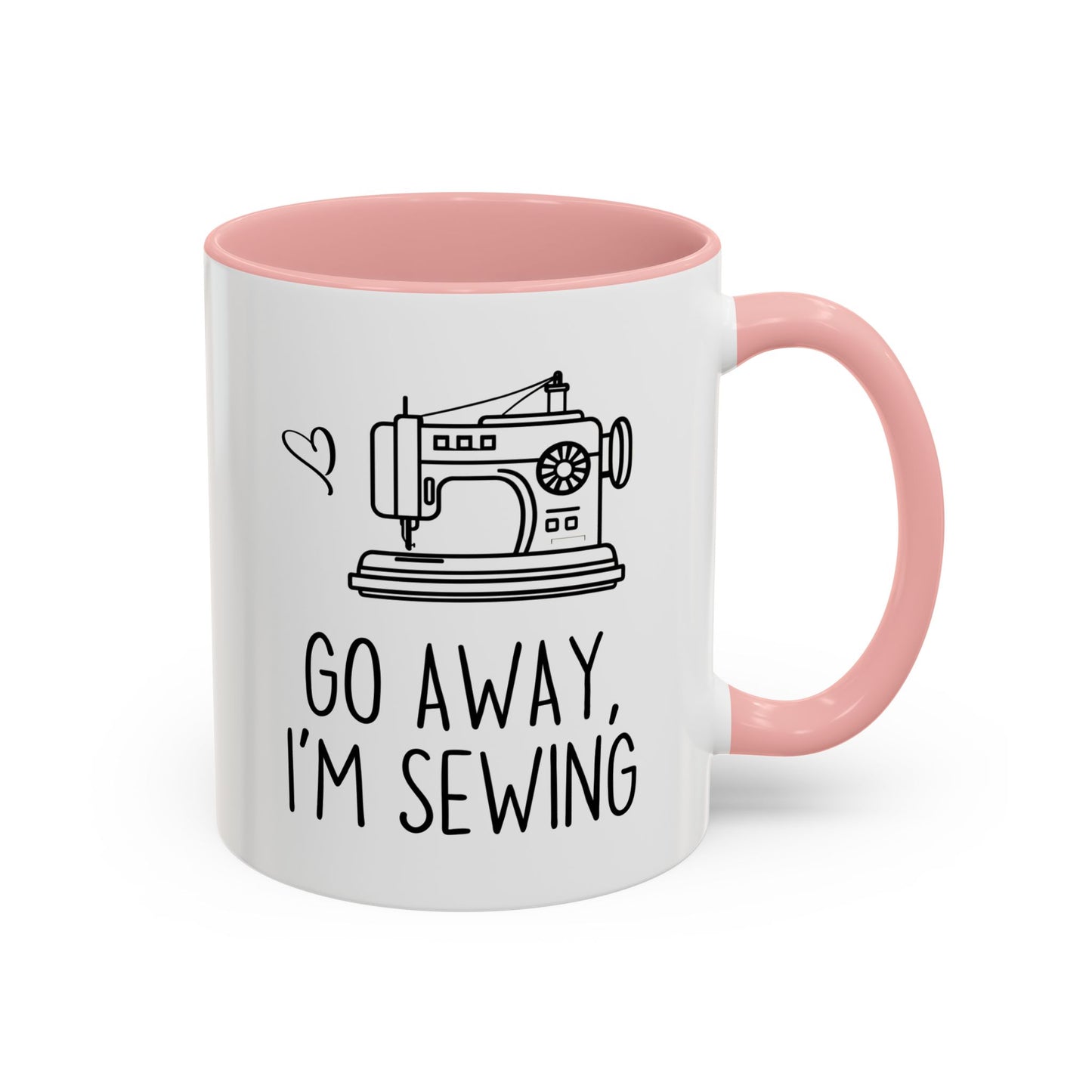 Go Away I’m Sewing Mug | Funny Sewing Mug for Sewists & Crafters | Custom Made Gift for Quilters & Makers