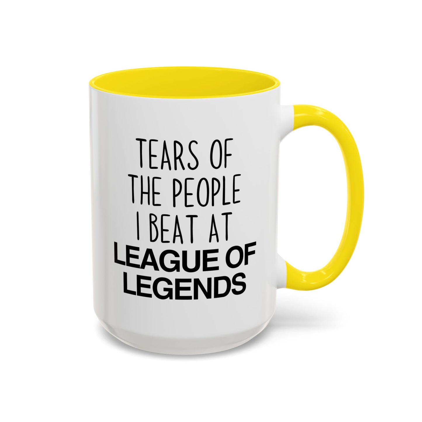 Tears of the People I Beat at League of Legends Mug | Funny Gamer Mug | Custom Made Gift for League Players