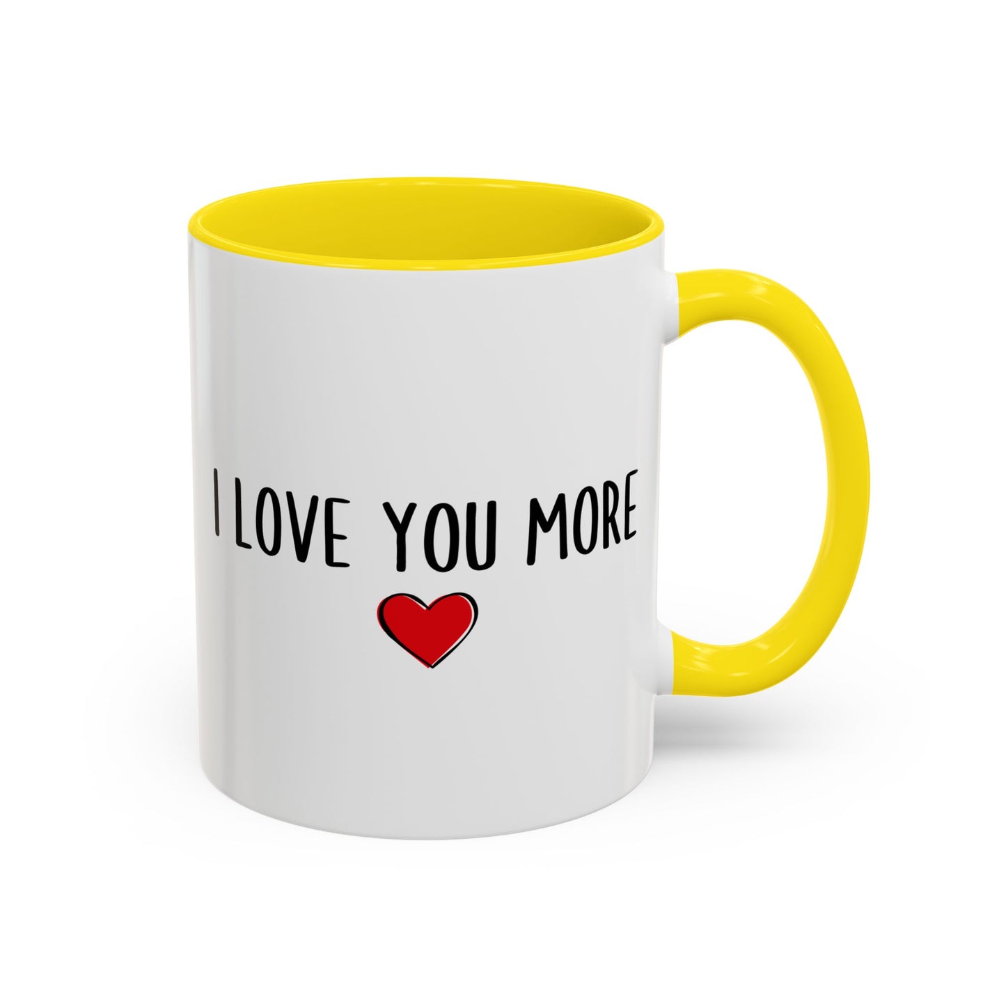 I Love You More Mug – Romantic Custom Made Coffee Cup | Cute Gift for Couples, Valentine’s Day, or Anniversary