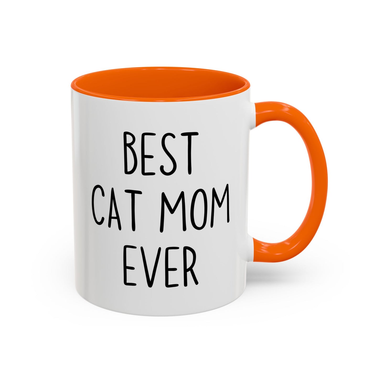 Best Cat Mom Ever Mug | Funny Cat Lover Gift | Custom Made Coffee Cup for Cat Moms
