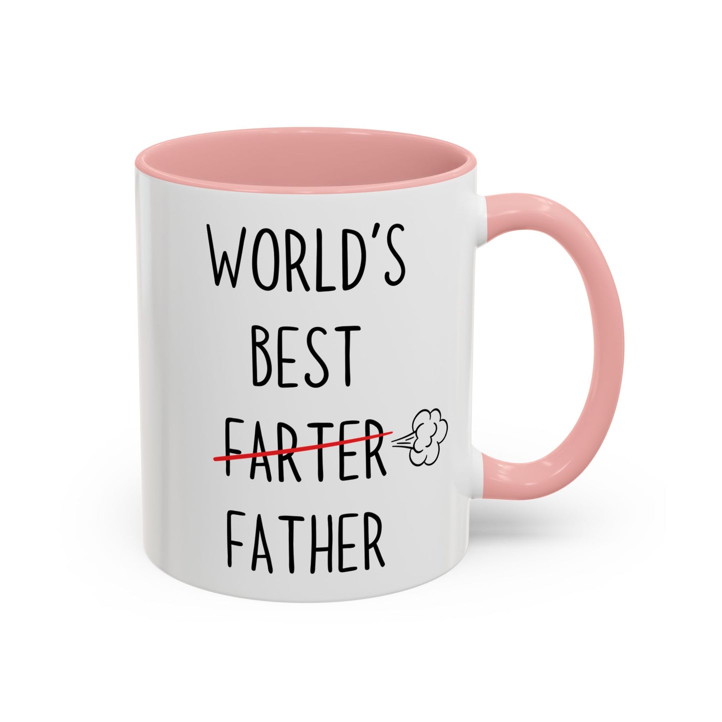 Funny Dad Mug – “World’s Best Farter Father” | Hilarious Father’s Day Coffee Cup Gift from Son or Daughter