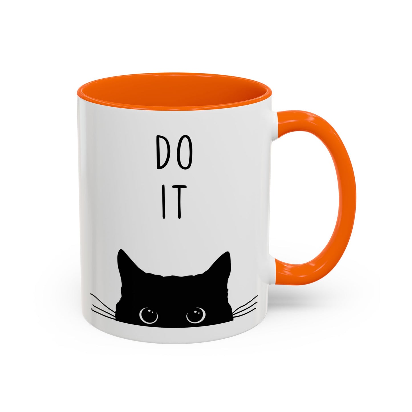 “Do It” Funny Cat Mug | Custom Made Coffee Cup for Cat Lovers & Pet Owners