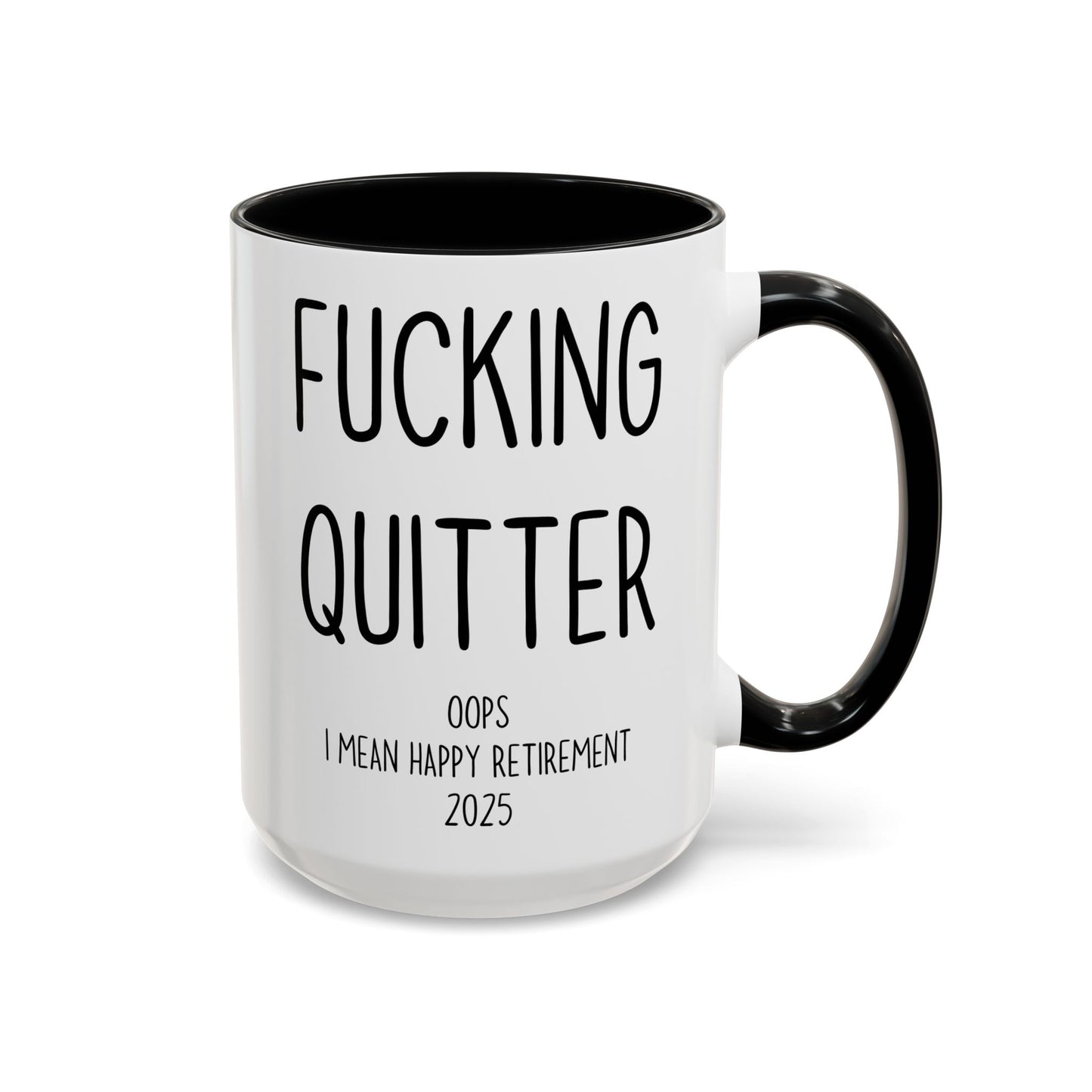 Funny Retirement Mug | Custom Made “Legendary Quitter” Coffee Cup | Humorous Coworker Leaving Gift