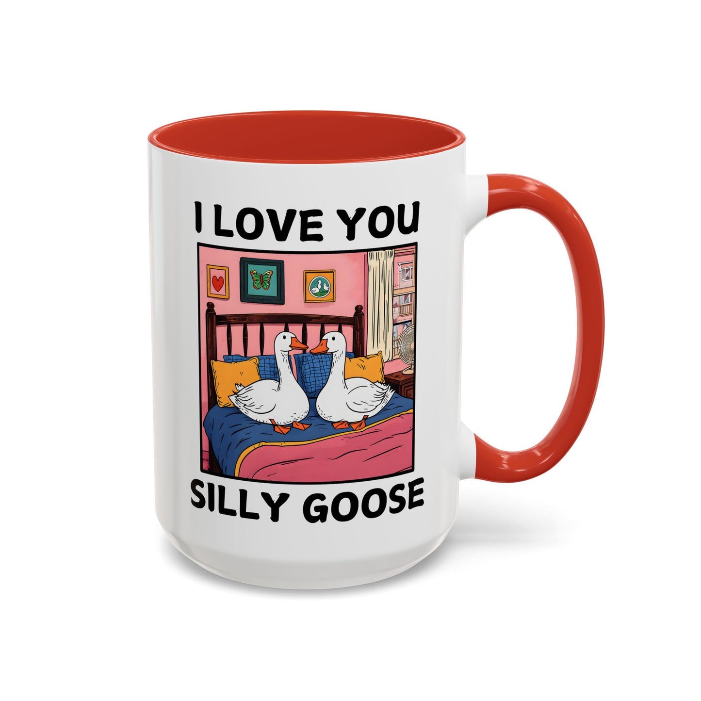 I Love You Silly Goose Mug – Cute Funny Couples Mug | Romantic Gift for Boyfriend, Girlfriend, Husband, or Wife