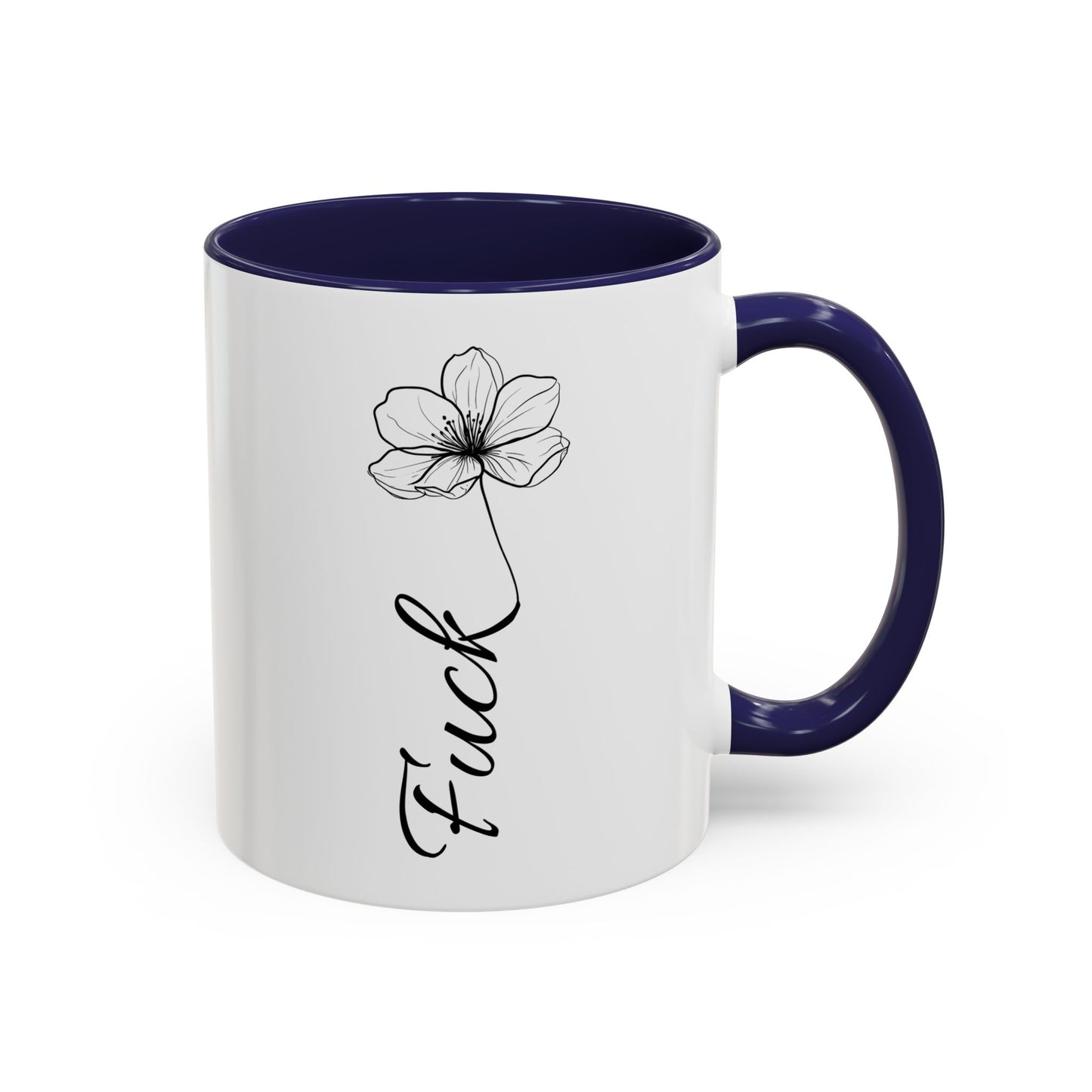 Floral Mood Mug | Elegant Minimalist Coffee Cup | Custom Made Sarcastic Gift