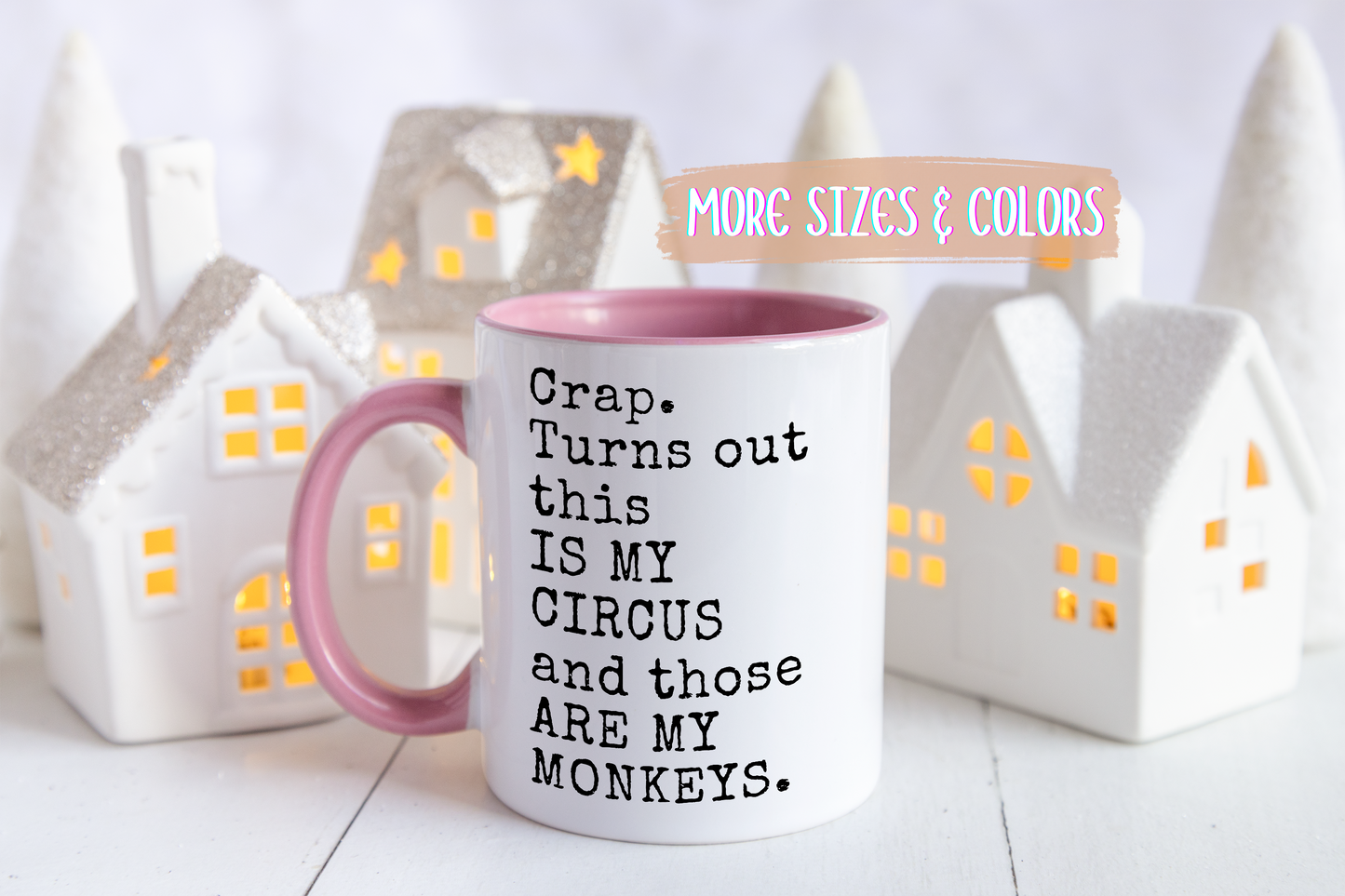 This Is My Circus And Those Are My Monkeys Mug | Funny Chaos Mug | Custom Made Coffee Cup
