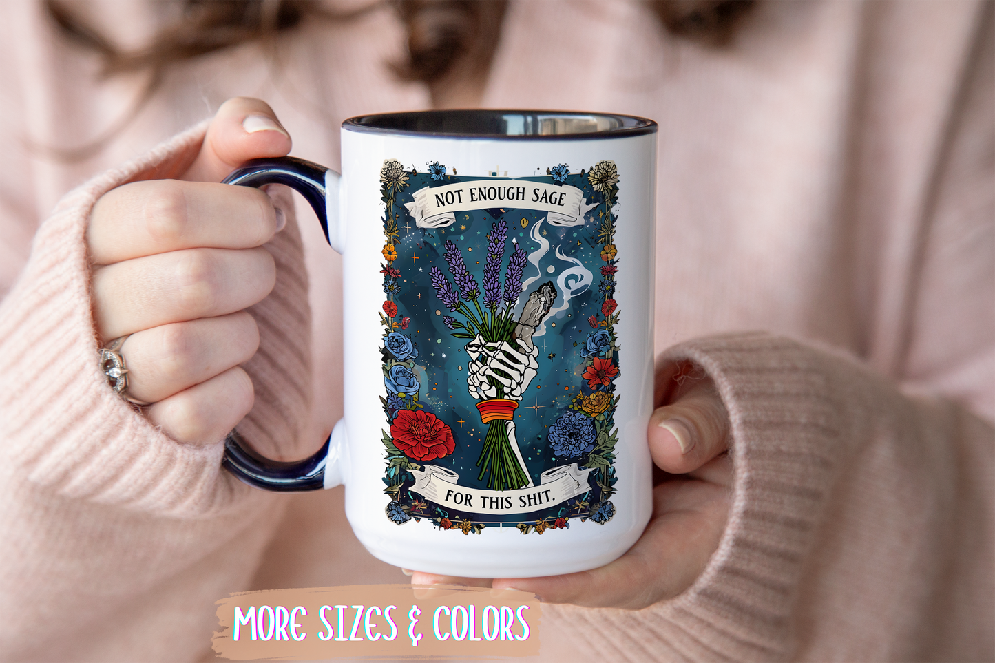 Not Enough Sage For This Stuff Mug | Funny Witchy Coffee Cup | Custom Made Mystic Gift