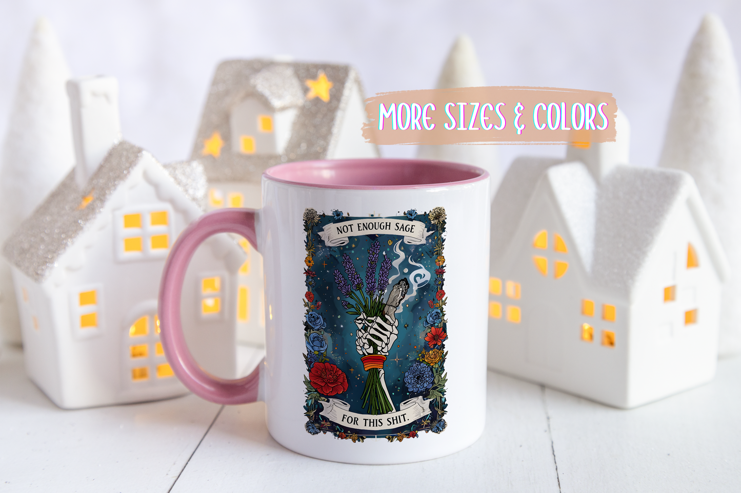 Not Enough Sage For This Stuff Mug | Funny Witchy Coffee Cup | Custom Made Mystic Gift