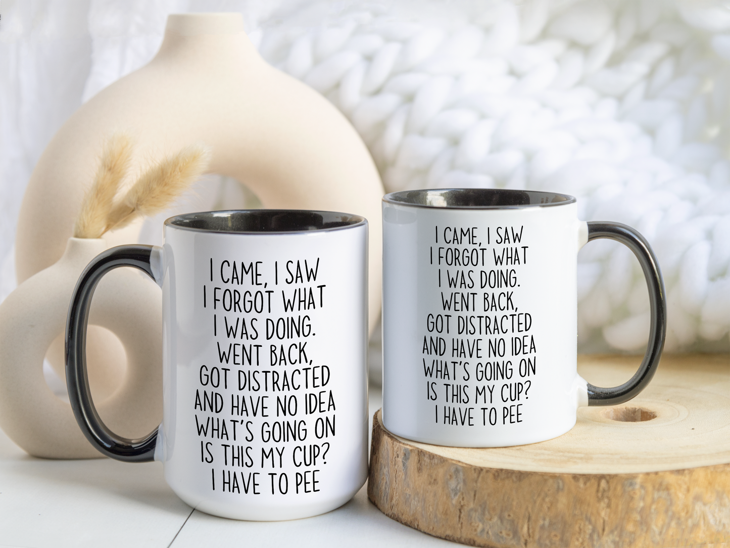 Funny Relatable Mug – “I Came, I Saw, I Forgot What I Was Doing” | Sarcastic Coffee Cup For Work, Office Humor Gift, ADHD Mug
