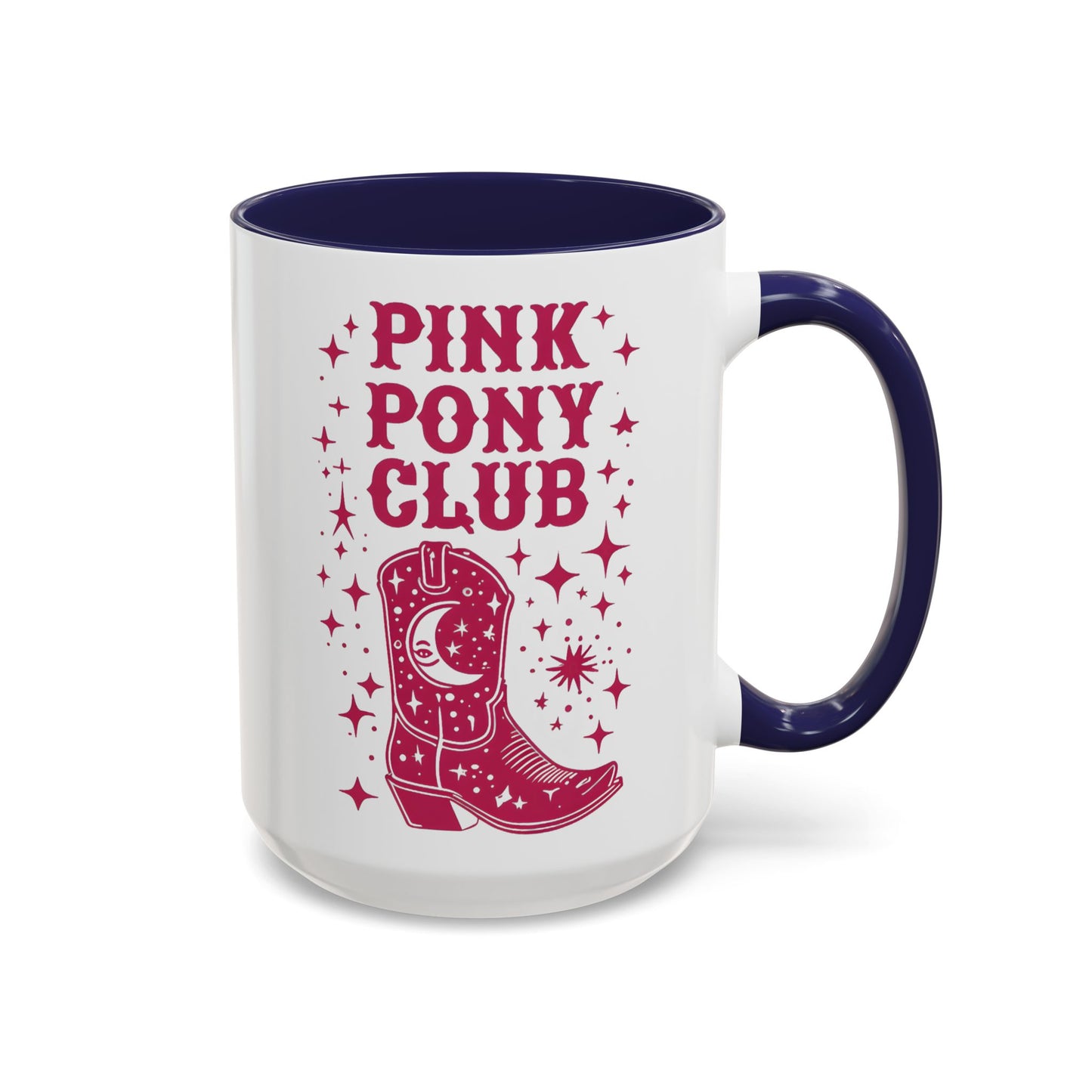 Pink Pony Club Mug | Western Aesthetic Cowgirl Mug | Retro Country Boot Mug | Custom Made Gift