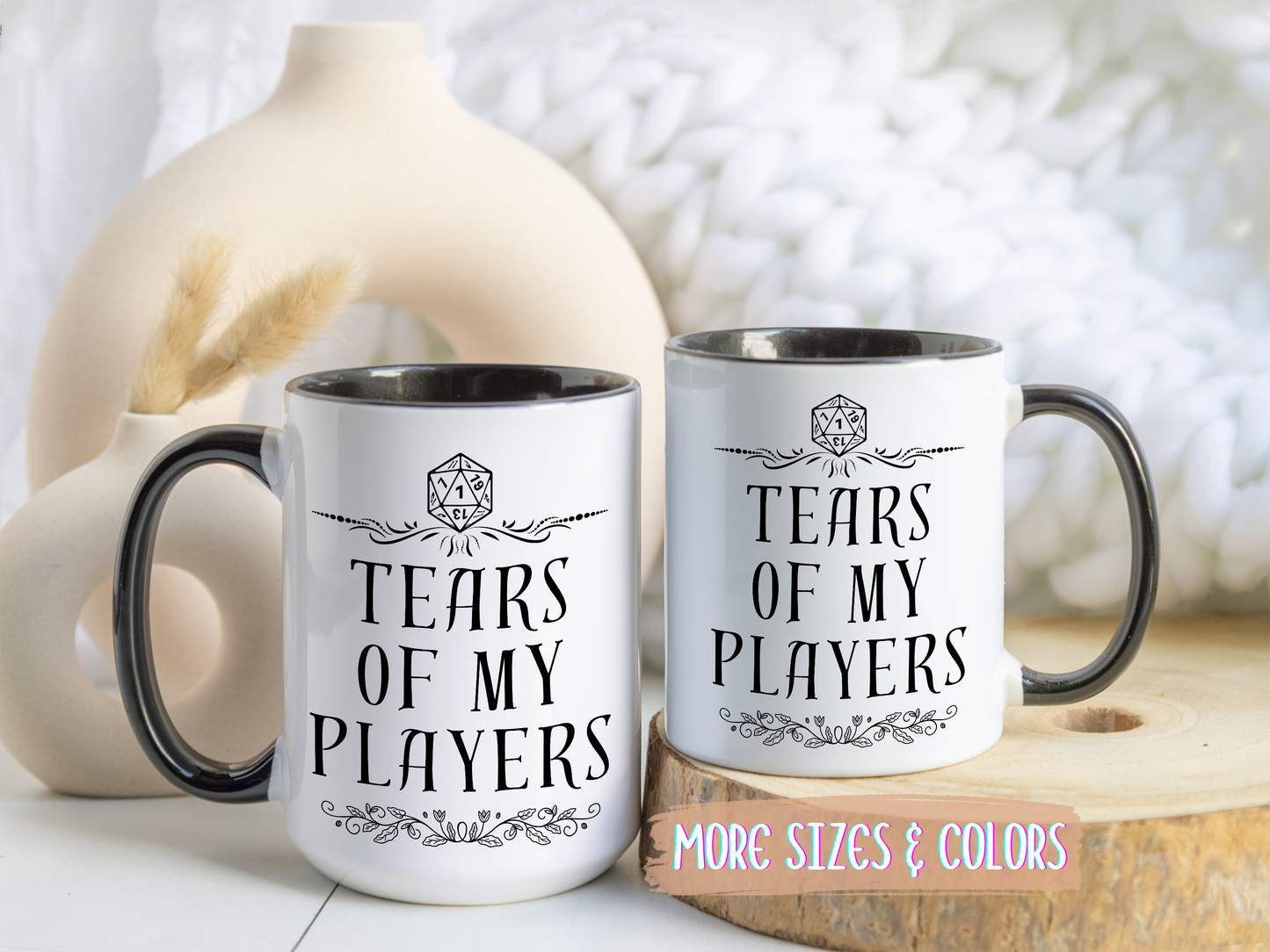 Tears of My Players Mug | Funny Dungeon Master Gift | Custom Made DnD Coffee Cup