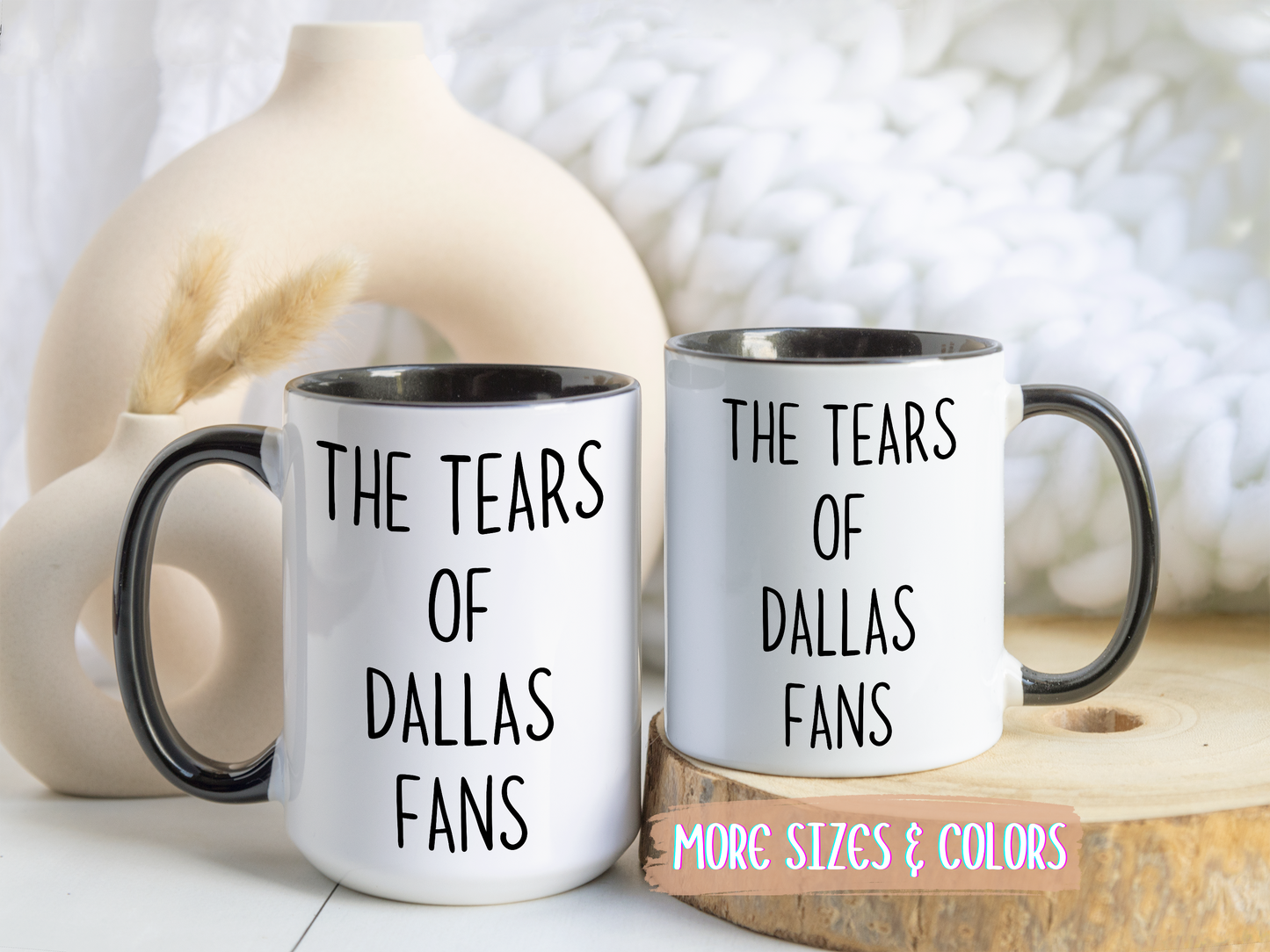 The Tears of Dallas Fans Mug | Funny Football Rivalry Coffee Cup | Custom Made Sports Gift