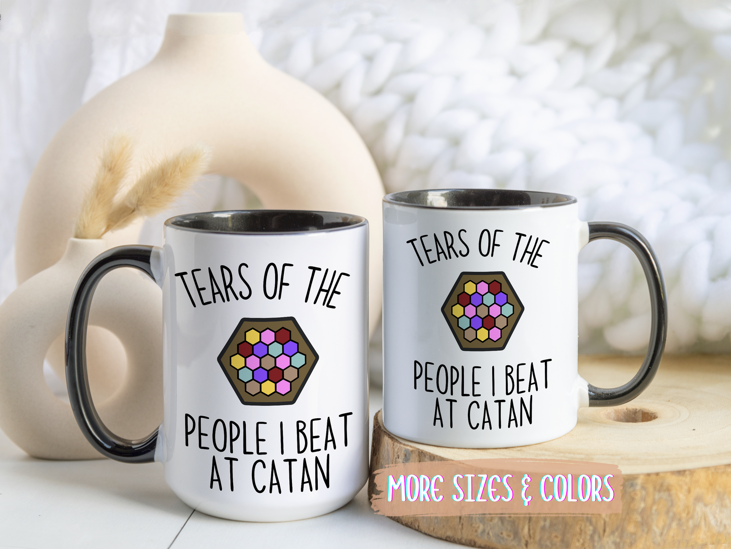 Tears of the People I Beat at Catan Mug | Funny Board Game Mug | Custom Made Gamer Gift