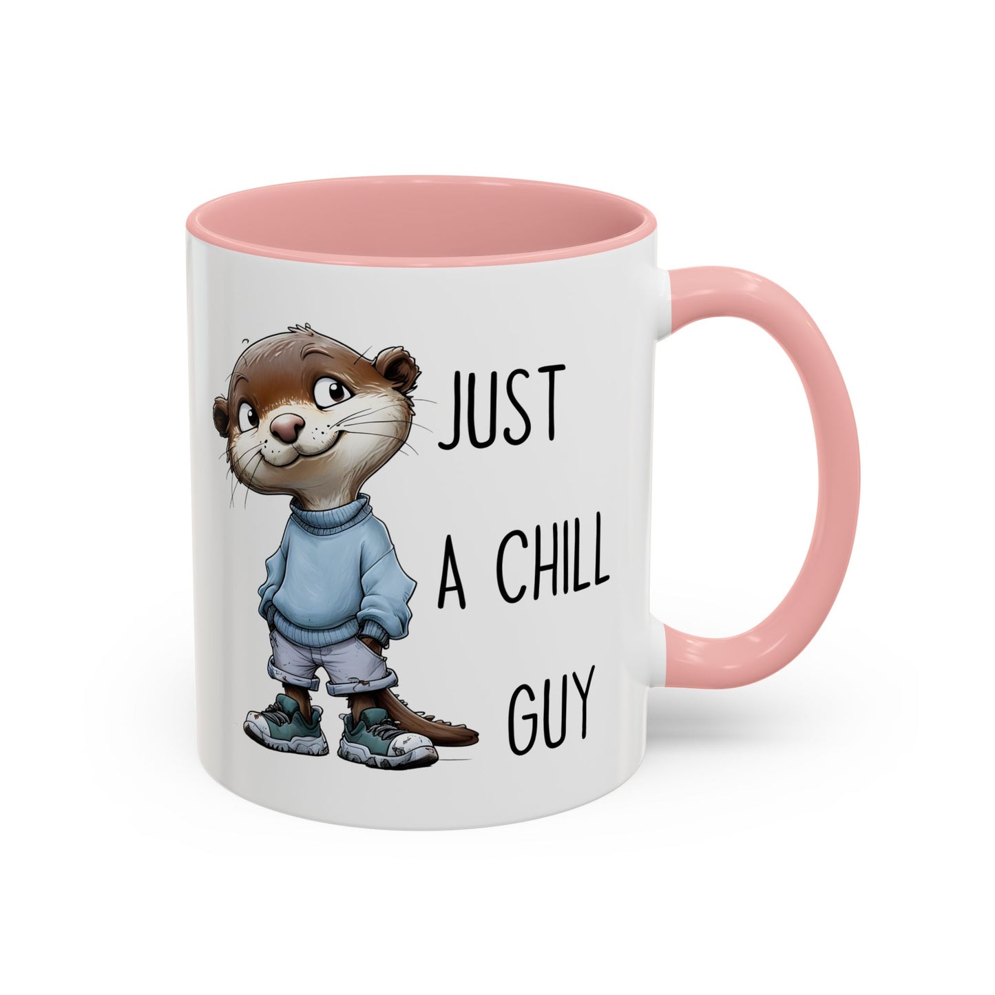 Just a Chill Guy Otter Mug | Funny Animal Coffee Cup | Custom Made Gift for Otter Lovers