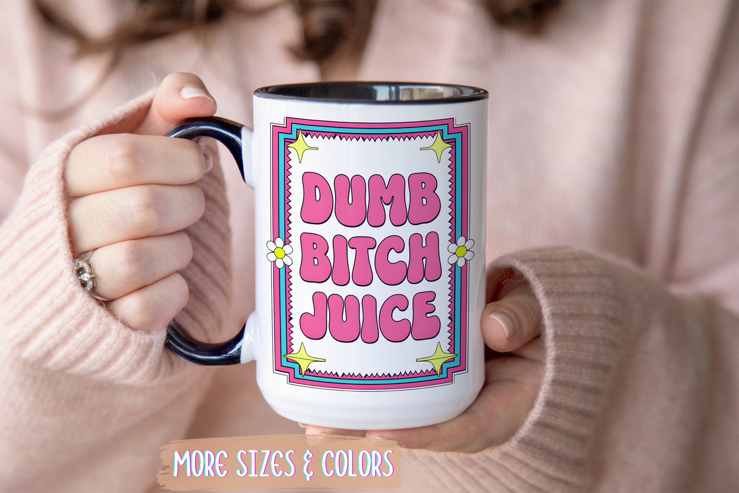 Silly Juice Mug | Funny Retro Coffee Cup | Custom Made Gift for Friends & Coworkers