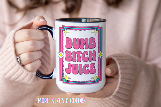 Silly Juice Mug | Funny Retro Coffee Cup | Custom Made Gift for Friends & Coworkers