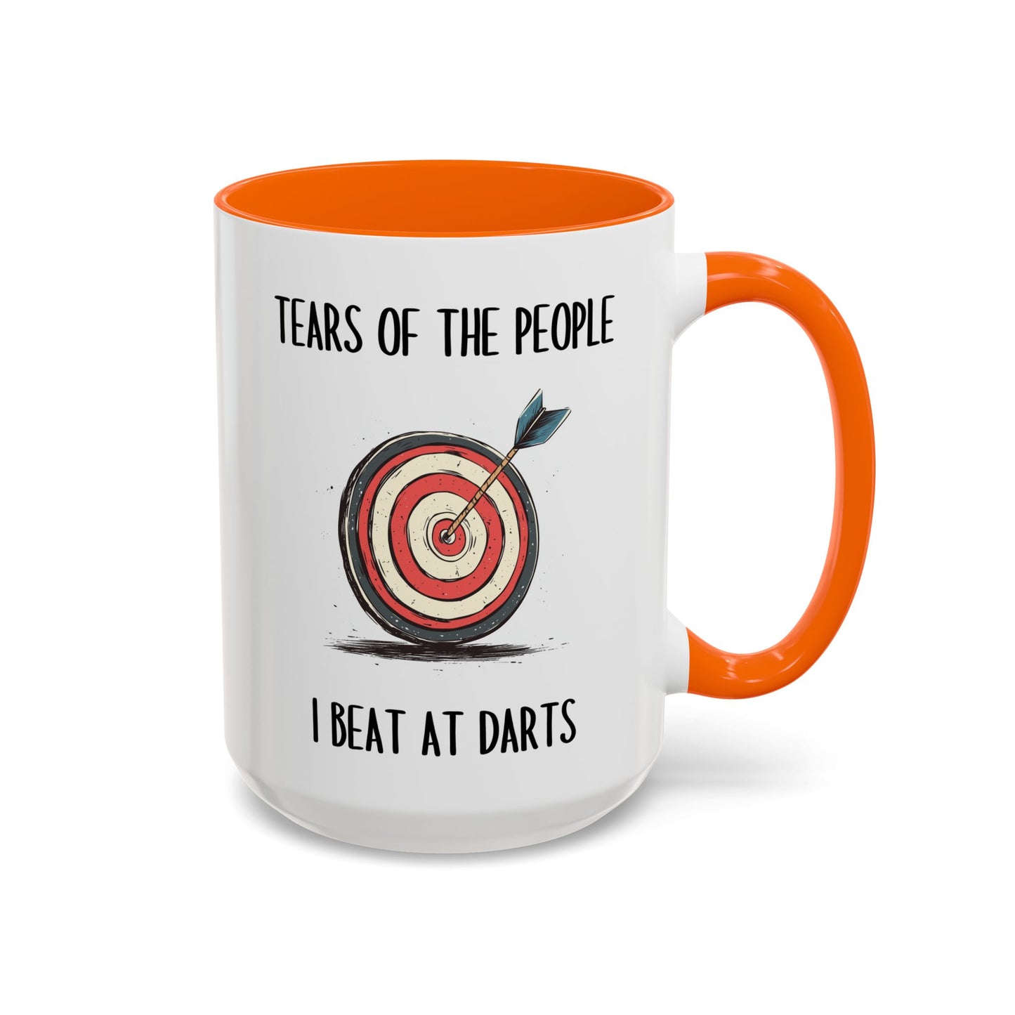 Tears of the People I Beat at Darts Mug | Funny Darts Player Gift | Custom Made Coffee Cup