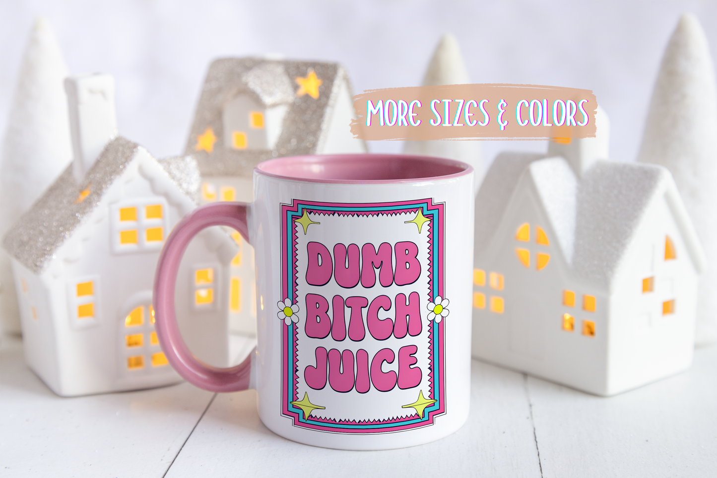Silly Juice Mug | Funny Retro Coffee Cup | Custom Made Gift for Friends & Coworkers