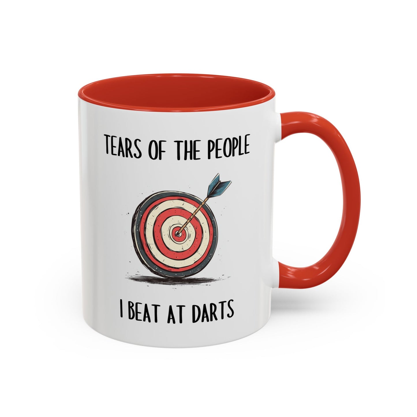 Tears of the People I Beat at Darts Mug | Funny Darts Player Gift | Custom Made Coffee Cup