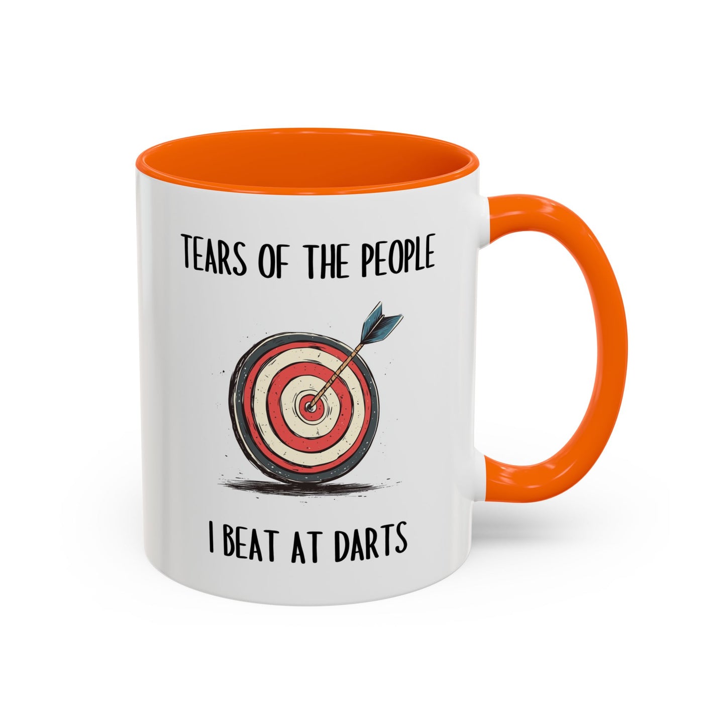 Tears of the People I Beat at Darts Mug | Funny Darts Player Gift | Custom Made Coffee Cup