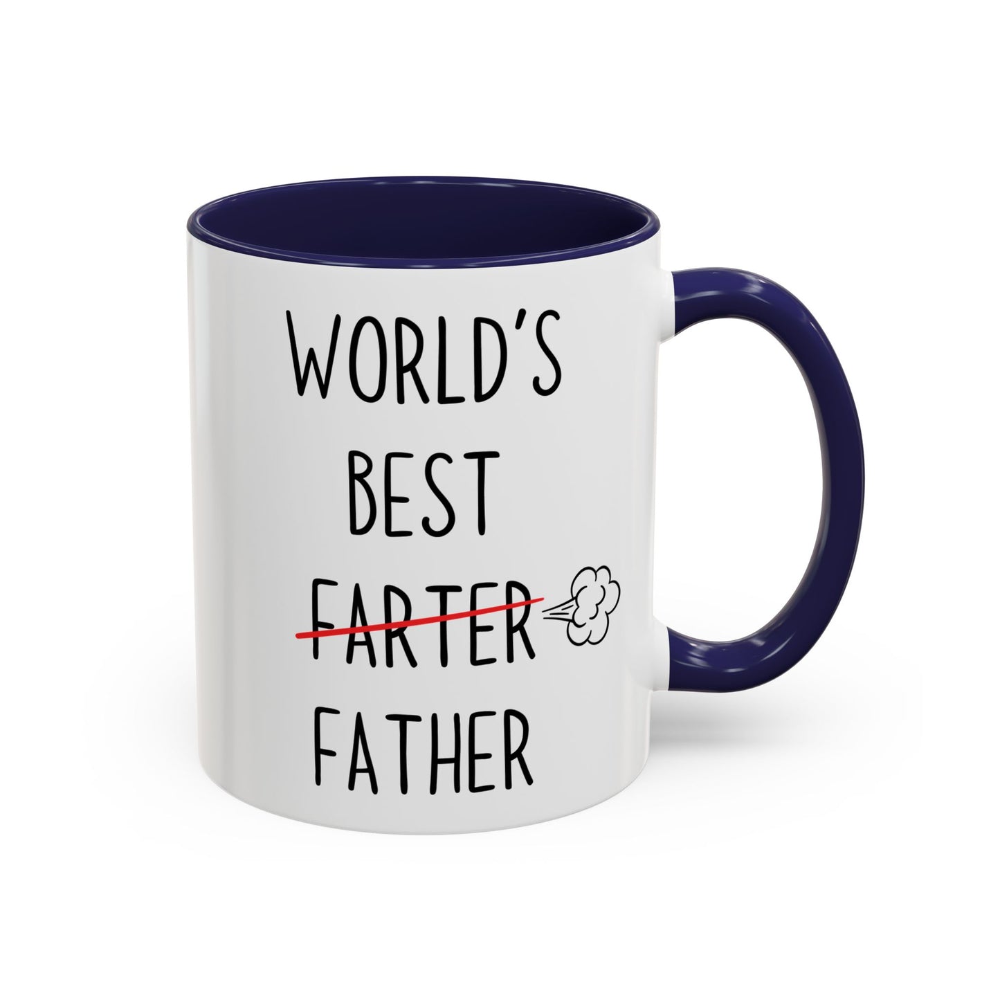 Funny Dad Mug – “World’s Best Farter Father” | Hilarious Father’s Day Coffee Cup Gift from Son or Daughter