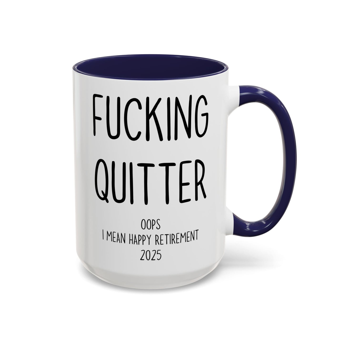 Funny Retirement Mug | Custom Made “Legendary Quitter” Coffee Cup | Humorous Coworker Leaving Gift
