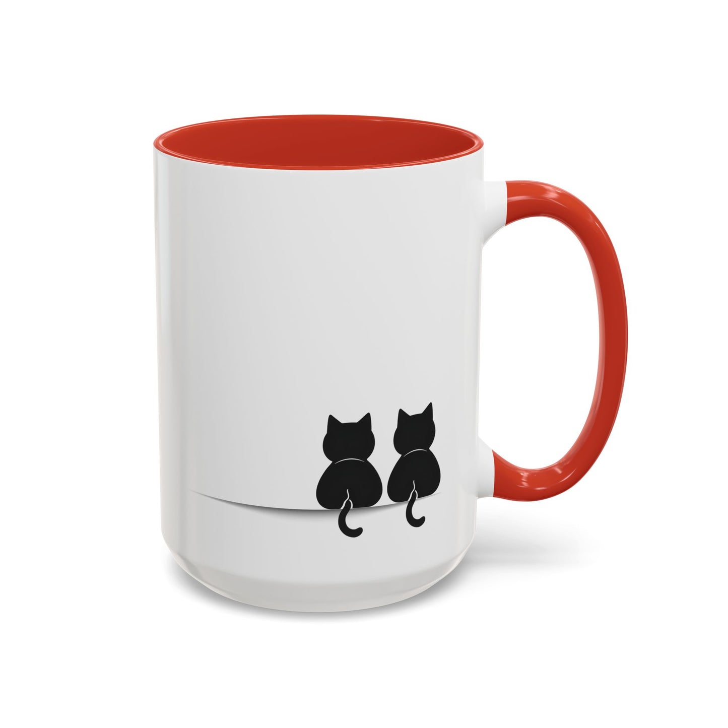 Two Black Cats Mug | Minimalist Cat Lover Gift | Custom Made Coffee Cup for Pet Owners