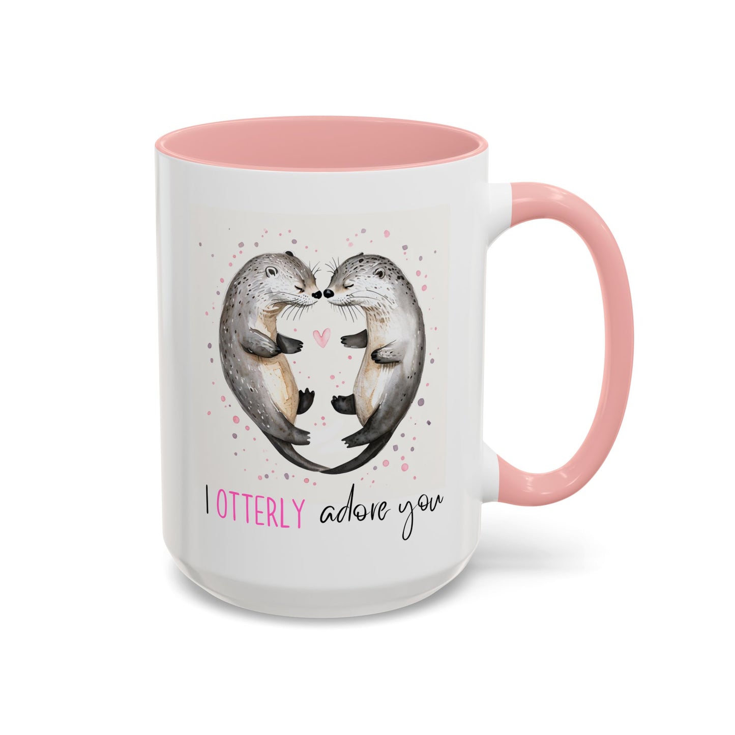 I Otterly Adore You Mug – Cute Animal Pun Coffee Cup | Romantic Valentine’s Day Gift for Couples, Boyfriend, or Girlfriend