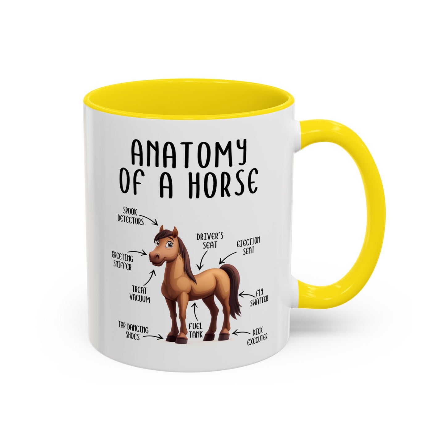 Anatomy of a Horse Mug | Funny Horse Lover Gift | Custom Made Equestrian Coffee Cup