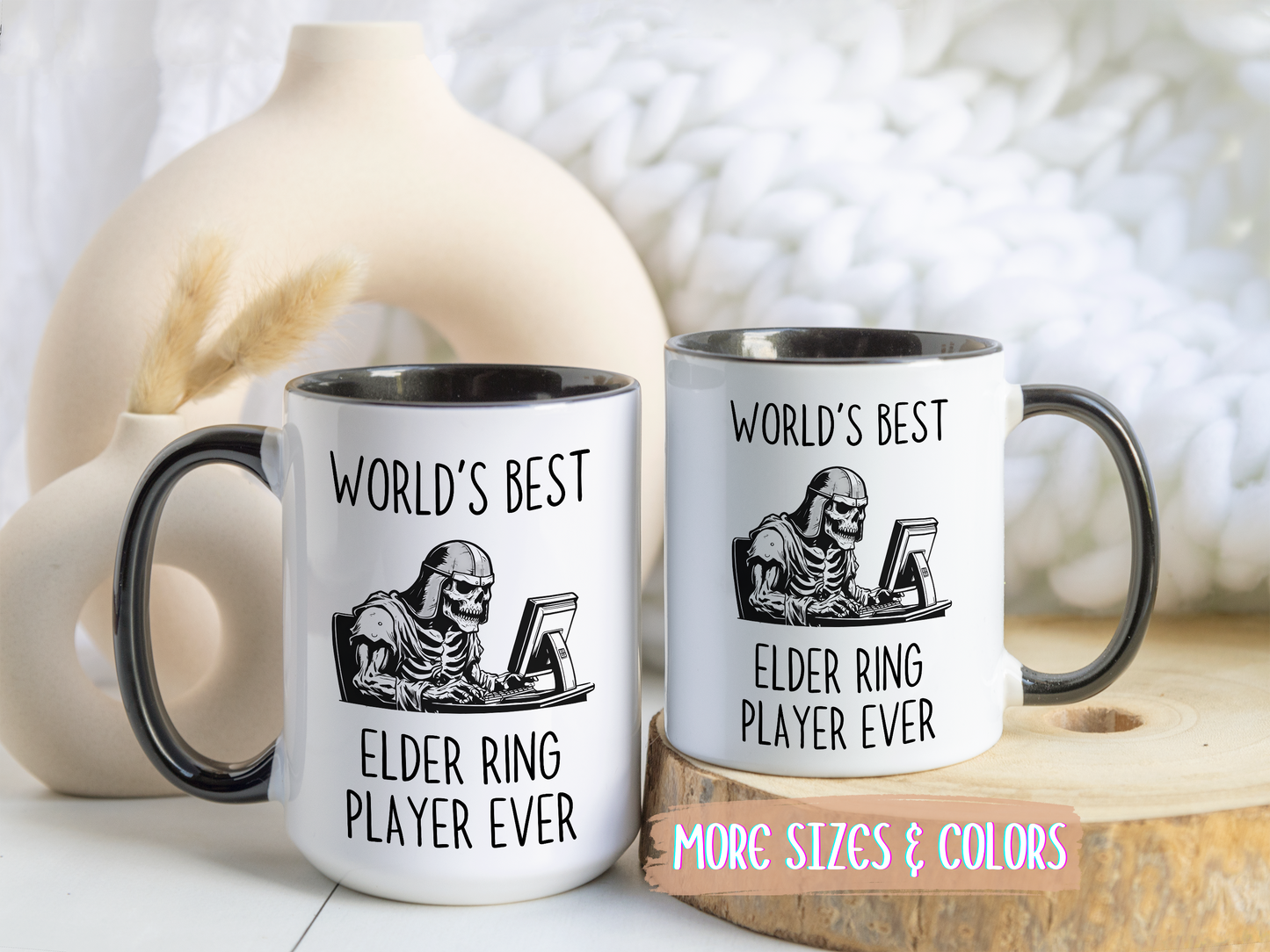 World’s Best Elder Ring Player Ever Mug | Funny Gamer Mug | Custom Made Gift for Gamers & Dungeon Masters
