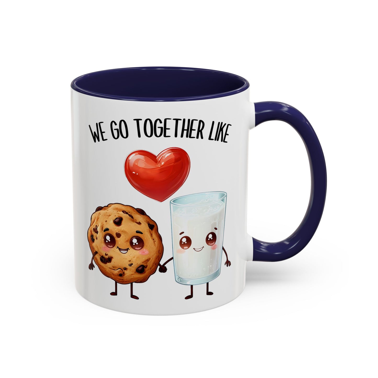 We Go Together Like Milk and Cookies Mug – Cute Couple Mug | Funny Valentine’s Gift for Him or Her
