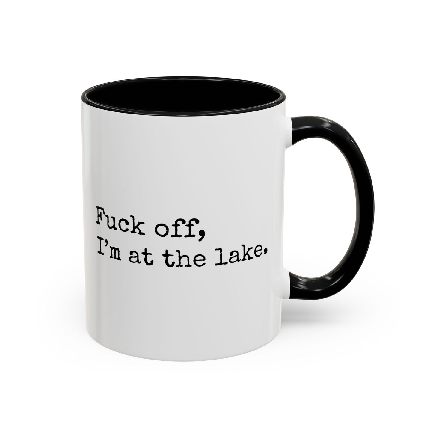 Go Away, I’m at the Lake Mug | Funny Lake Life Gift | Custom Made Coffee Cup for Lake Lovers