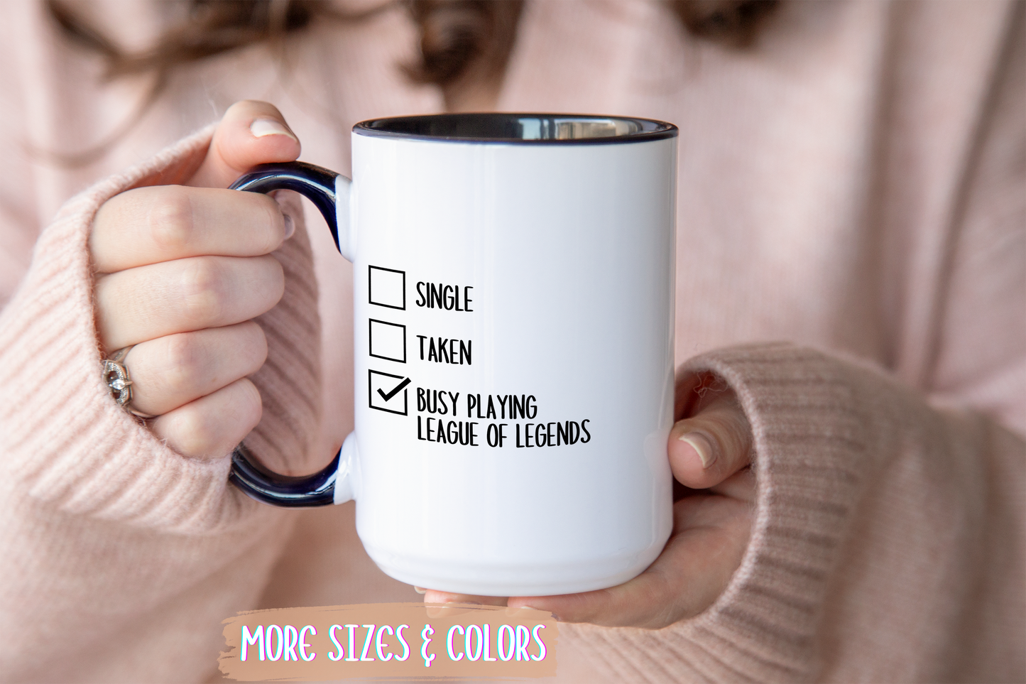 Busy Playing League of Legends Mug | Funny Gamer Mug | Custom Made Gift for League of Legends Players