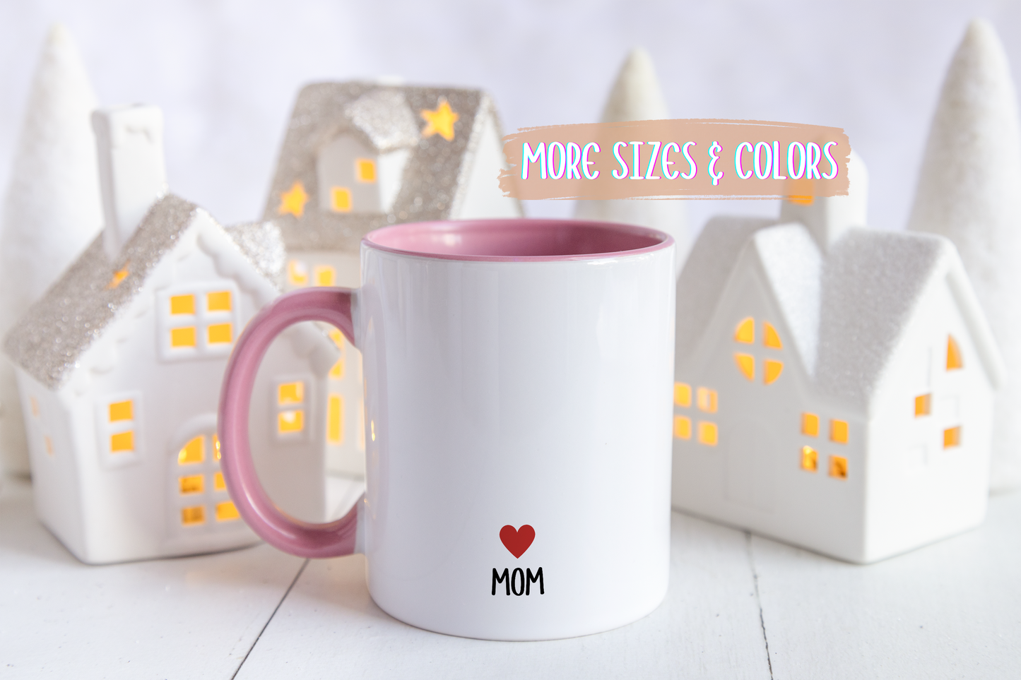 Heart Mom Mug – Minimalist Mother’s Day Gift | Simple and Elegant Coffee Mug for Mom