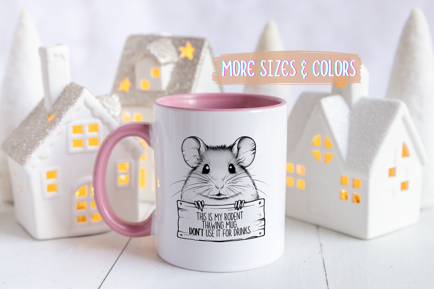 This Is My Rodent Thawing Mug – Don’t Use It for Drinks | Funny Pet Owner Mug | Custom Made Small Pet Humor Cup