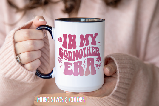 In My Godmother Era Mug | Cute Godmother Gift | Custom Made Fairy Godmother Coffee Cup