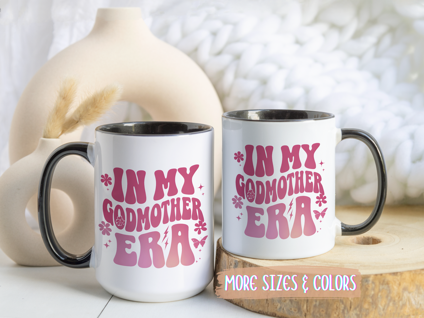 In My Godmother Era Mug | Cute Godmother Gift | Custom Made Fairy Godmother Coffee Cup