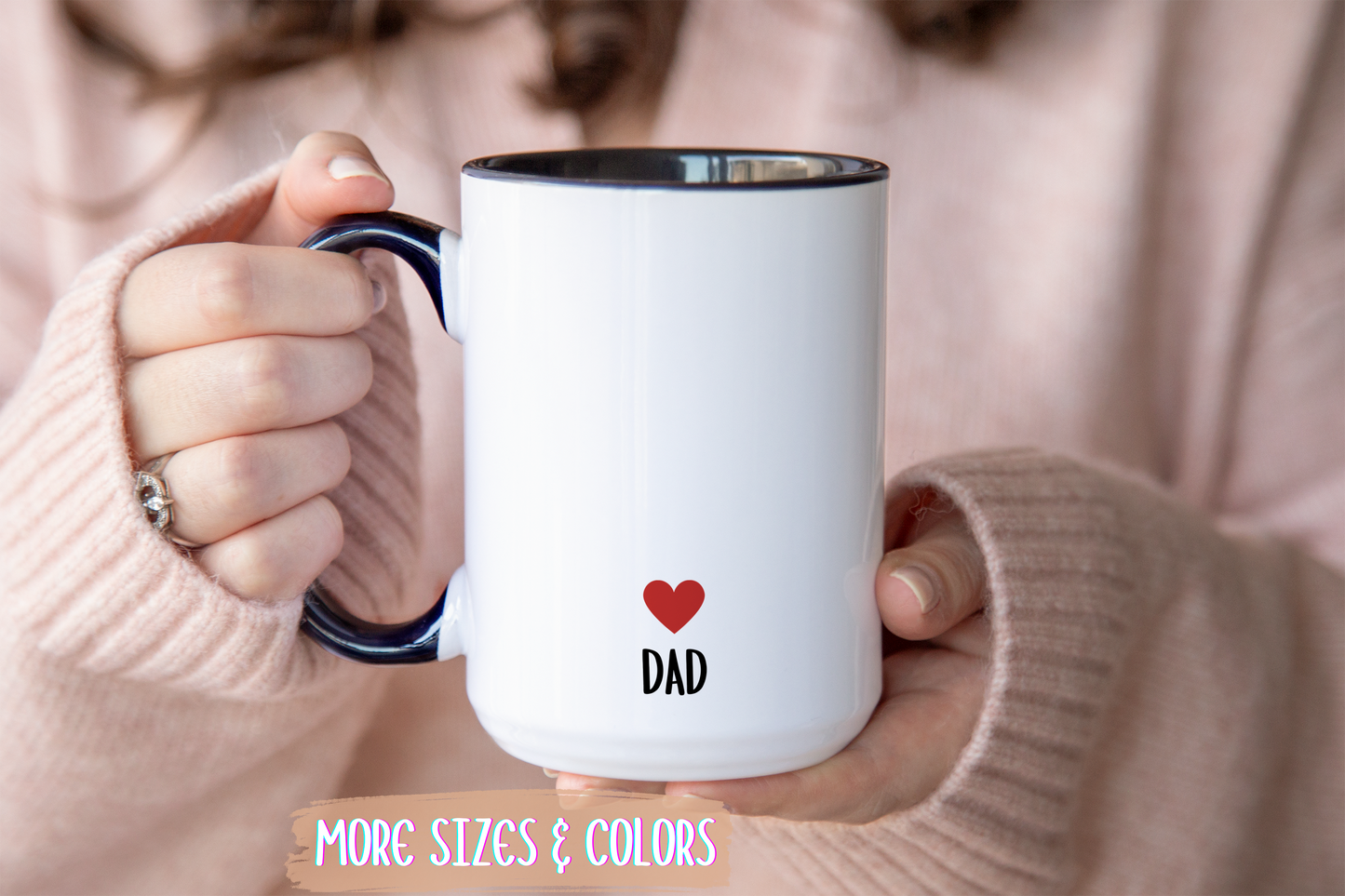 Heart Dad Mug – Minimalist Father’s Day Gift | Simple and Thoughtful Coffee Mug for Dad