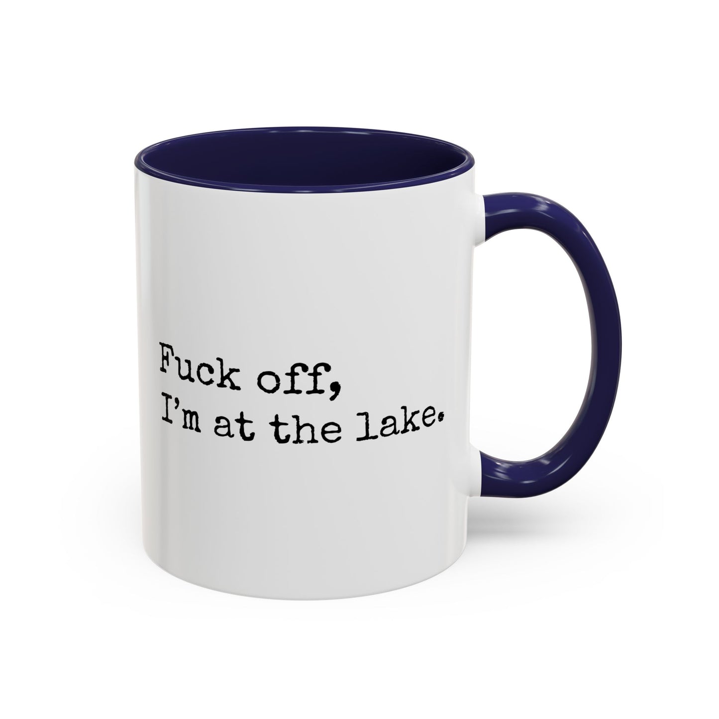 Go Away, I’m at the Lake Mug | Funny Lake Life Gift | Custom Made Coffee Cup for Lake Lovers