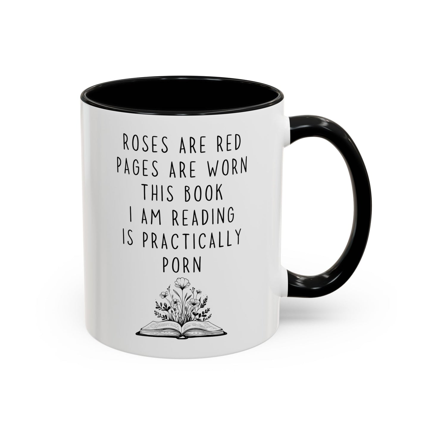 Roses Are Red Funny Book Lover Mug | Spicy Reading Coffee Cup | Custom Made Romance Reader Gift