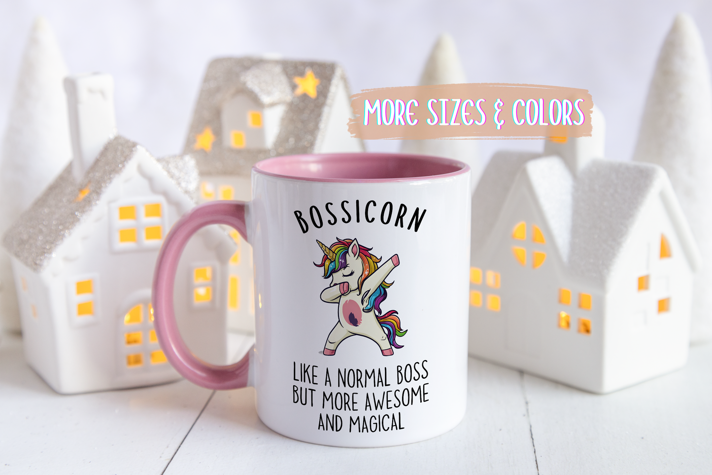 Bossicorn Funny Boss Mug | Magical Unicorn Boss Gift | Custom Made Cup for Managers & Coworkers