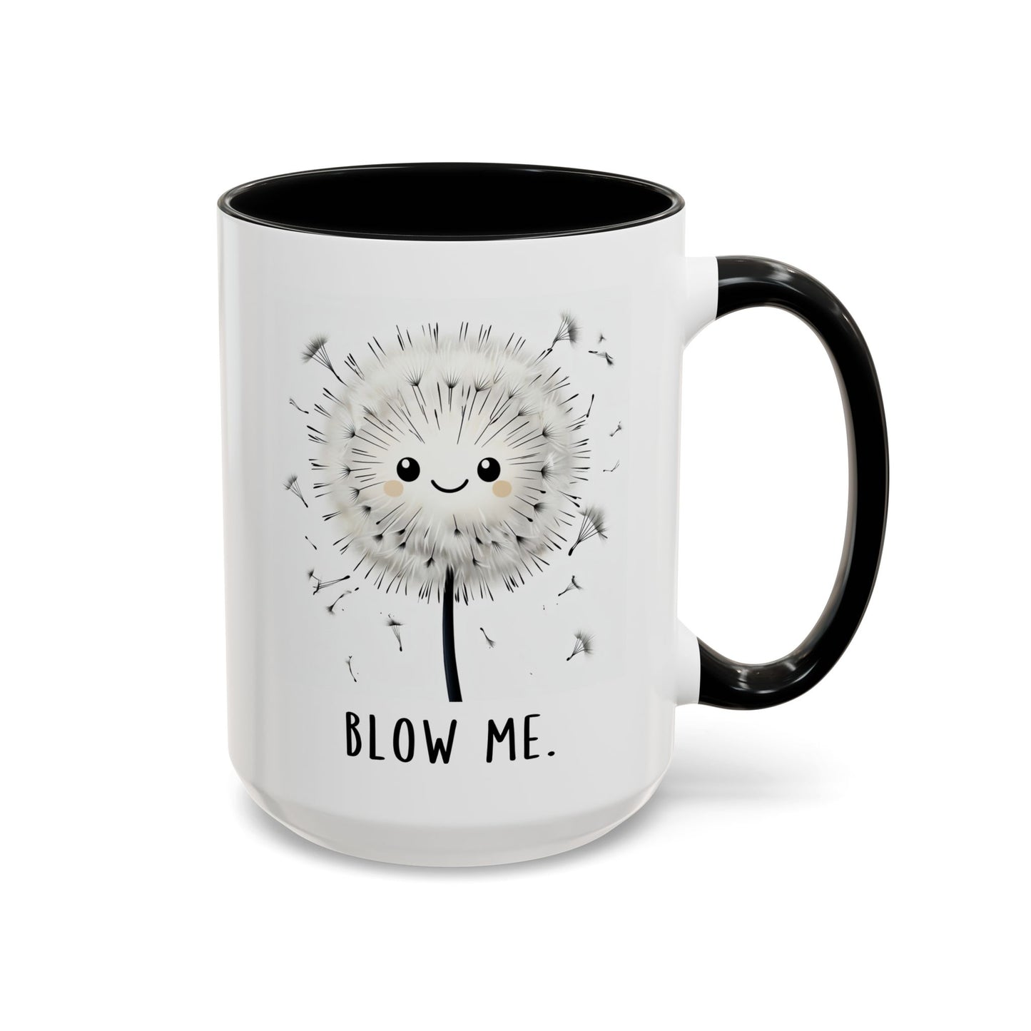 Blow Me Dandelion Mug – Funny Cute Coffee Cup | Playful Pun Mug | Custom Made Gift for Friends