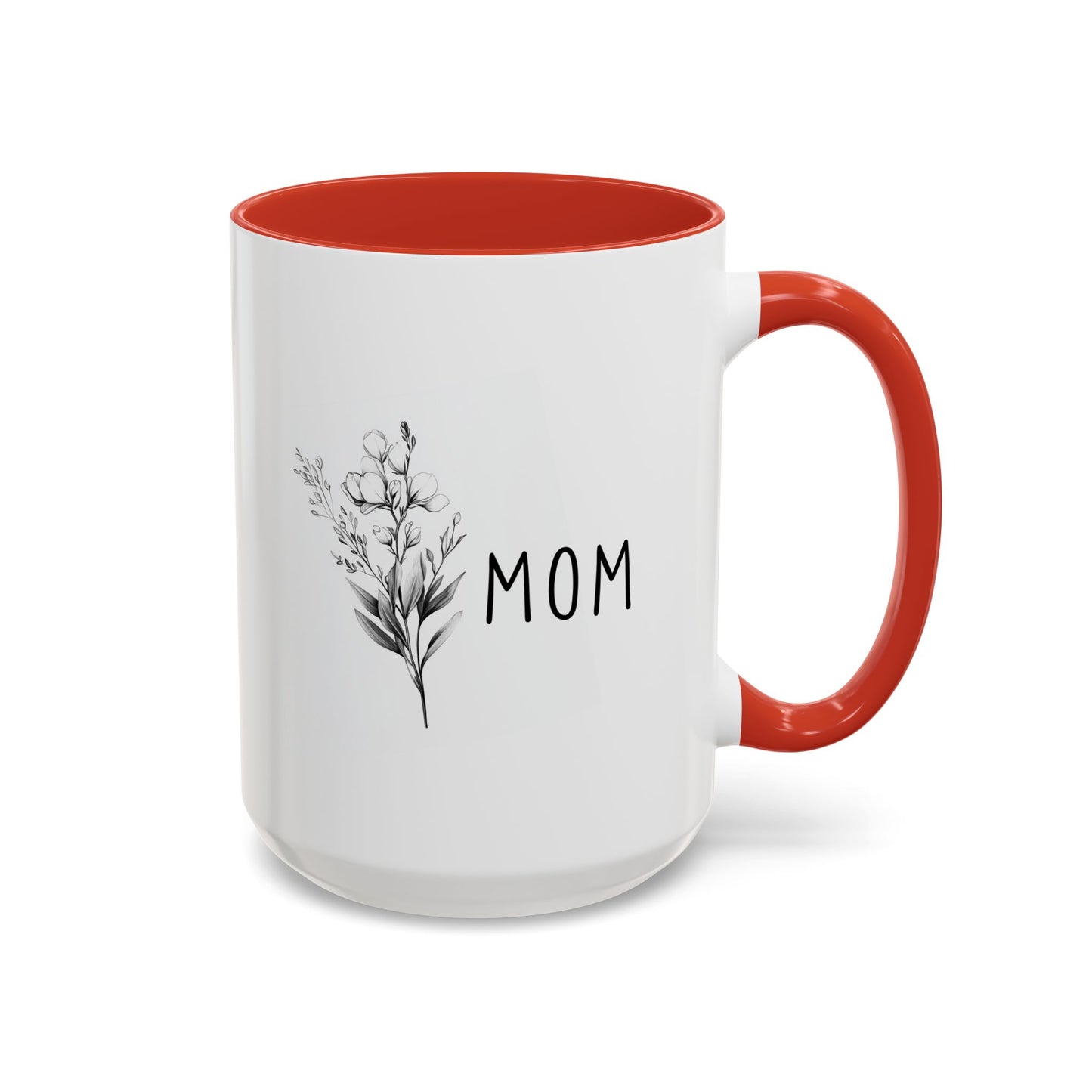Minimalist Mom Mug | Custom Made Floral Coffee Cup | Mother’s Day Gift for Mom