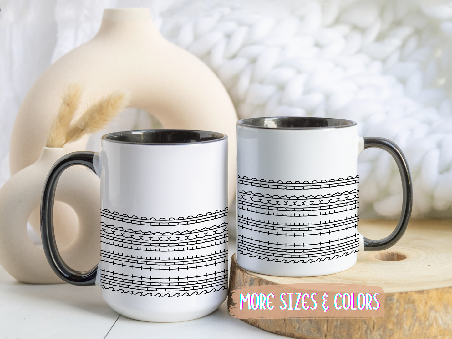 Minimalist Hidden Message Mug | Secret Curse Word Mug | Funny Custom Made Coffee Cup