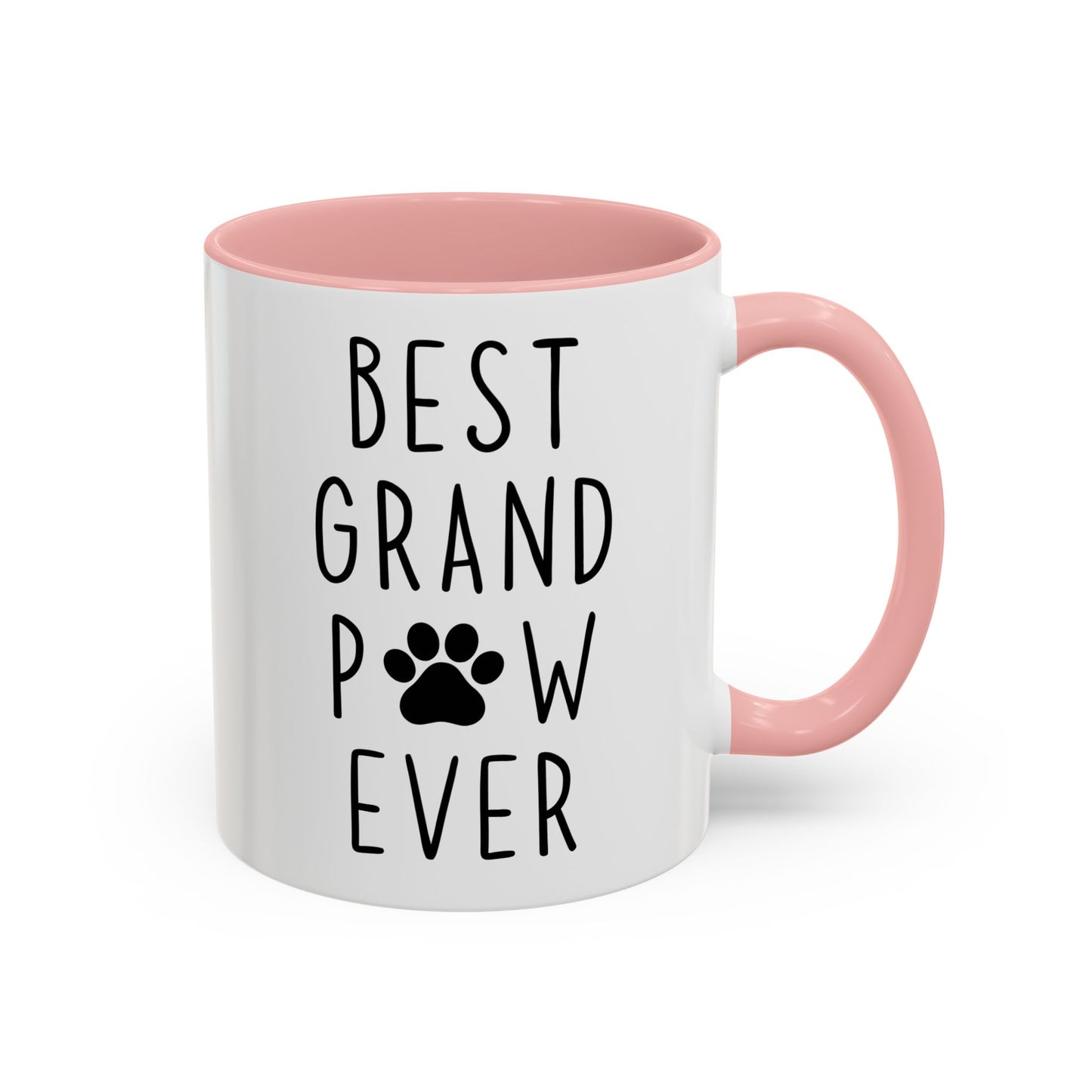 Best Grand Paw Ever Mug | Funny Pet Lover Gift | Custom Made Dog Grandpa Coffee Cup