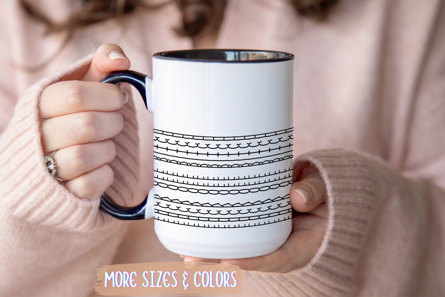 Minimalist Hidden Message Mug | Secret Curse Word Mug | Funny Custom Made Coffee Cup